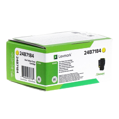 Foto principale Toner Lexmark 24B7184 originale GIALLO