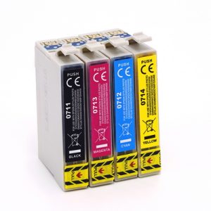 Foto principale 4 Cartucce Epson T0715 Multipack Nero + Colore compatibile