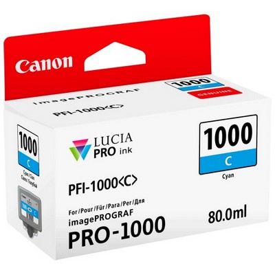 Cartuccia originale Canon IMAGEPROGRAF PRO1000 CIANO