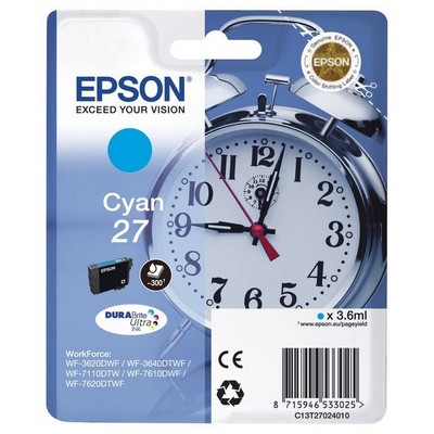 Cartuccia Epson C13T27024010 originale CIANO