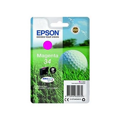 Cartuccia Epson C13T34634010 originale MAGENTA