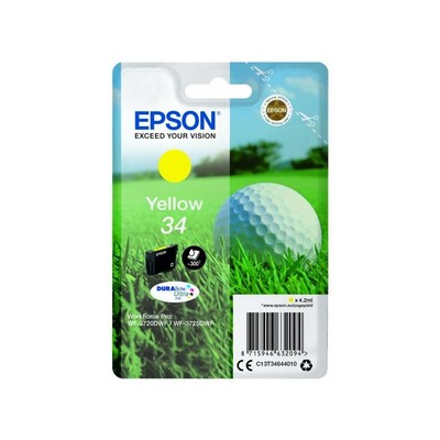 Cartuccia Epson C13T34644010 originale GIALLO