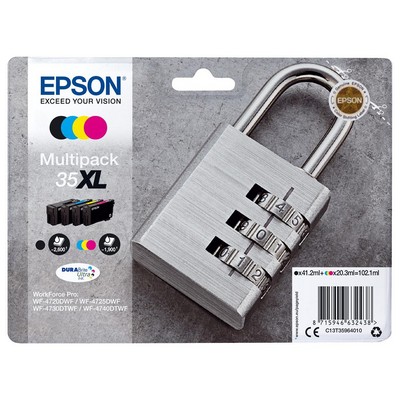 Cartuccia Epson C13T35964010 originale NERO+CIANO+MAGENTA+GIALLO