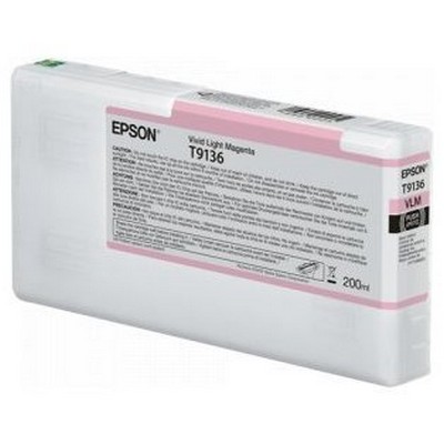 Cartuccia Epson C13T913600 T9136 originale MAGENTA CHIARO