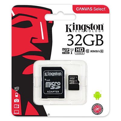 MICRO SD 32GB KINGSTON CLASS 10 SDCS/32GB