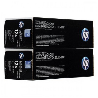 Toner Hp Q2612AD (Conf. da 2 pz.) originale NERO