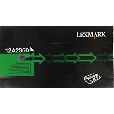 Toner Lexmark 12A2360 originale NERO