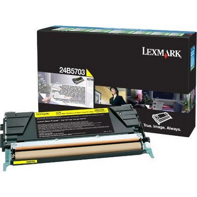 Toner Lexmark 24B5703 originale GIALLO