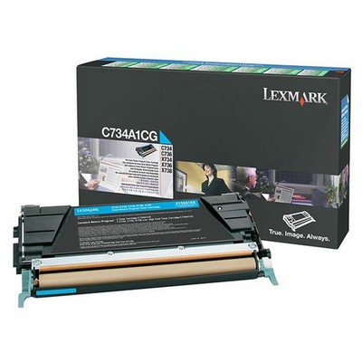 Toner originale Lexmark X738 CIANO