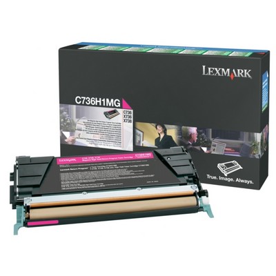 Toner Lexmark C736H1MG originale MAGENTA