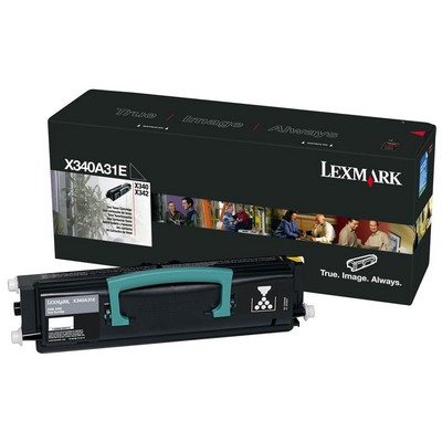 Toner Lexmark X340A31E originale NERO