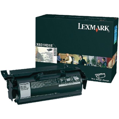 Toner Lexmark X651H31E originale NERO
