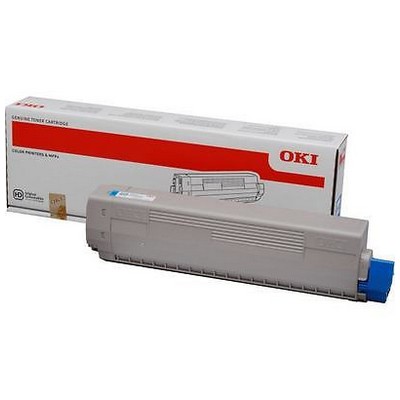 Toner originale Oki C801DN CIANO