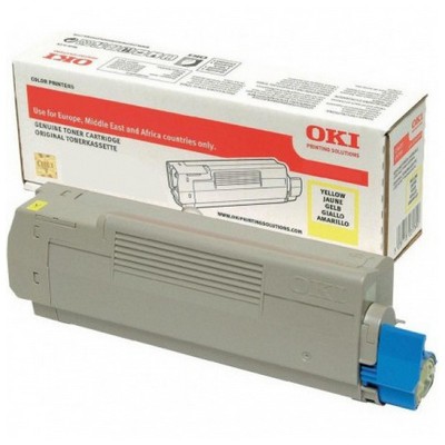 Toner Oki 46490401 originale GIALLO